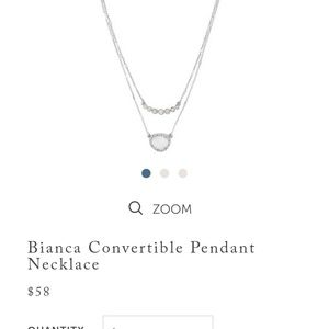 Bianca 2 Row convertible silver chloe